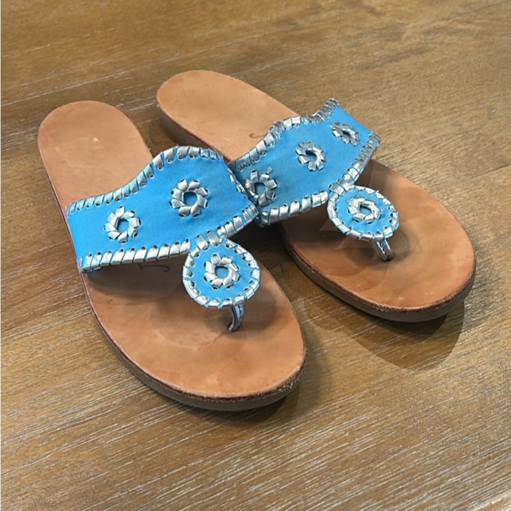 Jack Rogers Blue Sandals Size 6